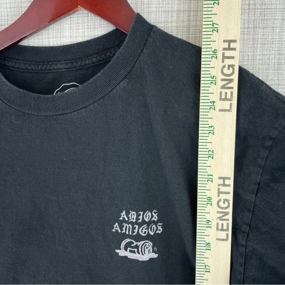 Sketchy Tank Mens Size L Adios Amigos short sleeve shirt 1957 - Picture 3 of 7